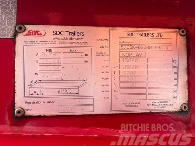 SDC TRAILERS Semitrailer Konttipuoliperävaunut