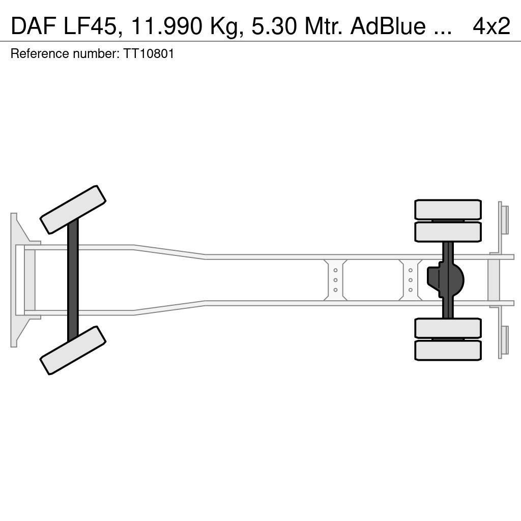 DAF LF45, 11.990 Kg, 5.30 Mtr. AdBlue Lava-kuorma-autot