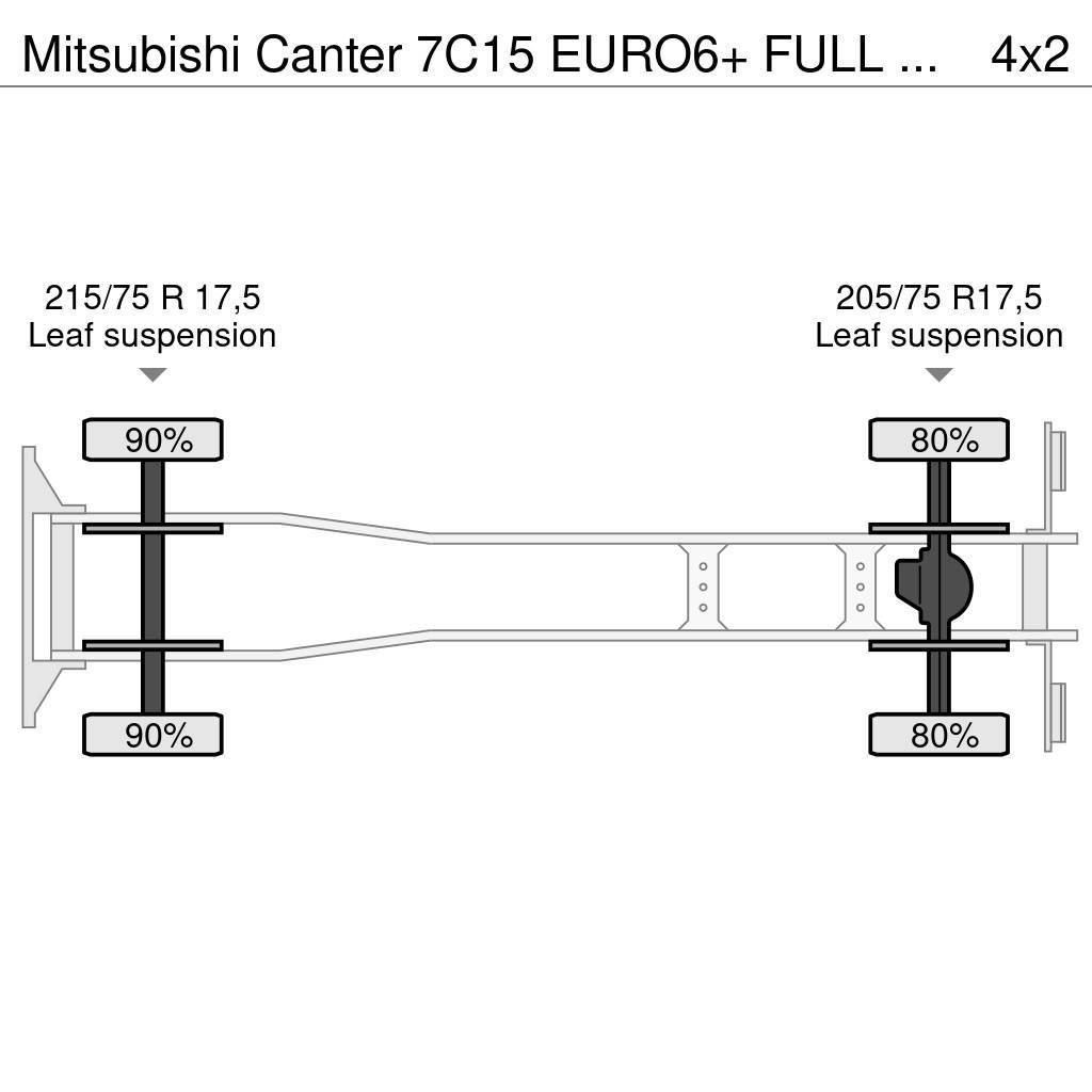 Mitsubishi Canter 7C15 EURO6+ FULL STEEL + AUTOMATIC Kylmä-/Lämpökori kuorma-autot