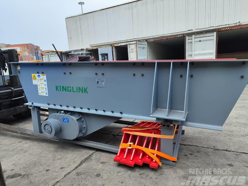 Kinglink ZSW-380x96 Heavy-Duty Vibrating Grizzly Feeder Syöttölaitteet