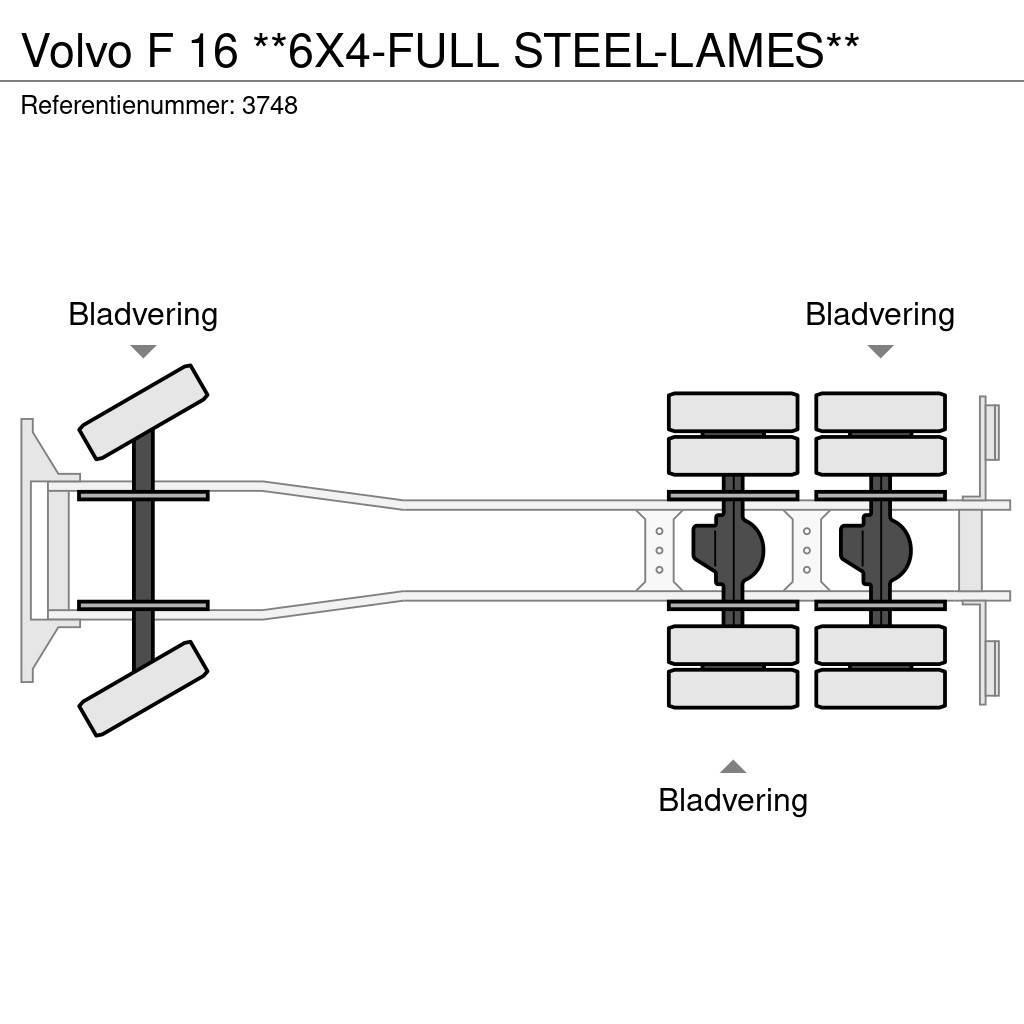 Volvo F 16 **6X4-FULL STEEL-LAMES** Kuorma-autoalustat