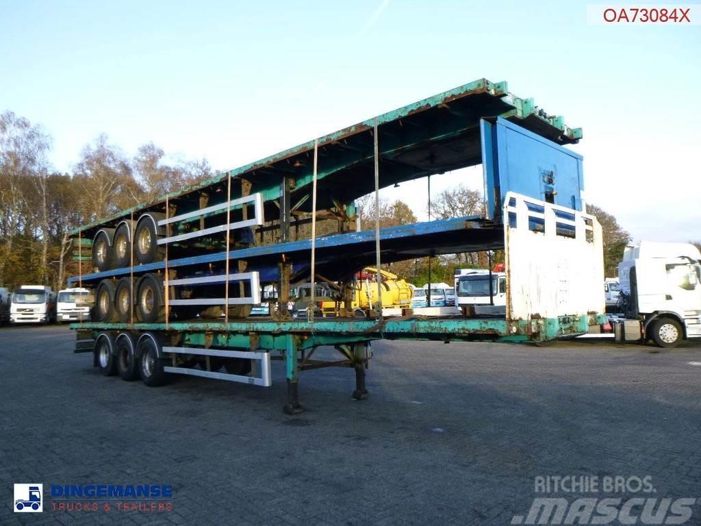 SDC Stack - 3 x platform trailer 13.6 m / 39 t Lavapuoliperävaunut