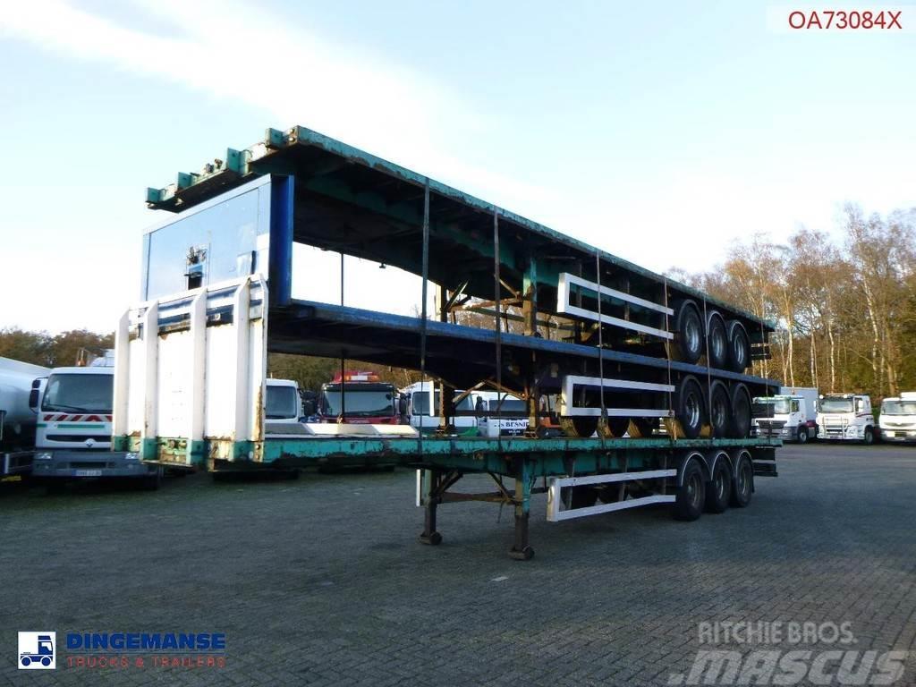 SDC Stack - 3 x platform trailer 13.6 m / 39 t Lavapuoliperävaunut