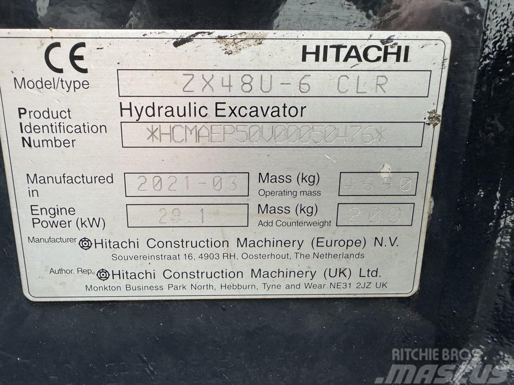 Hitachi ZX 48 U-6 Minikaivukoneet < 7t