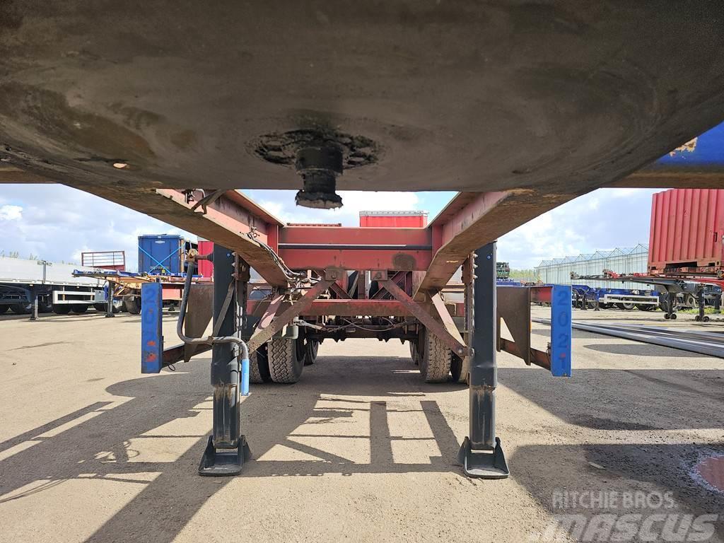Köhler Elmshorn 20 ft container chassis  steel springs do Konttipuoliperävaunut