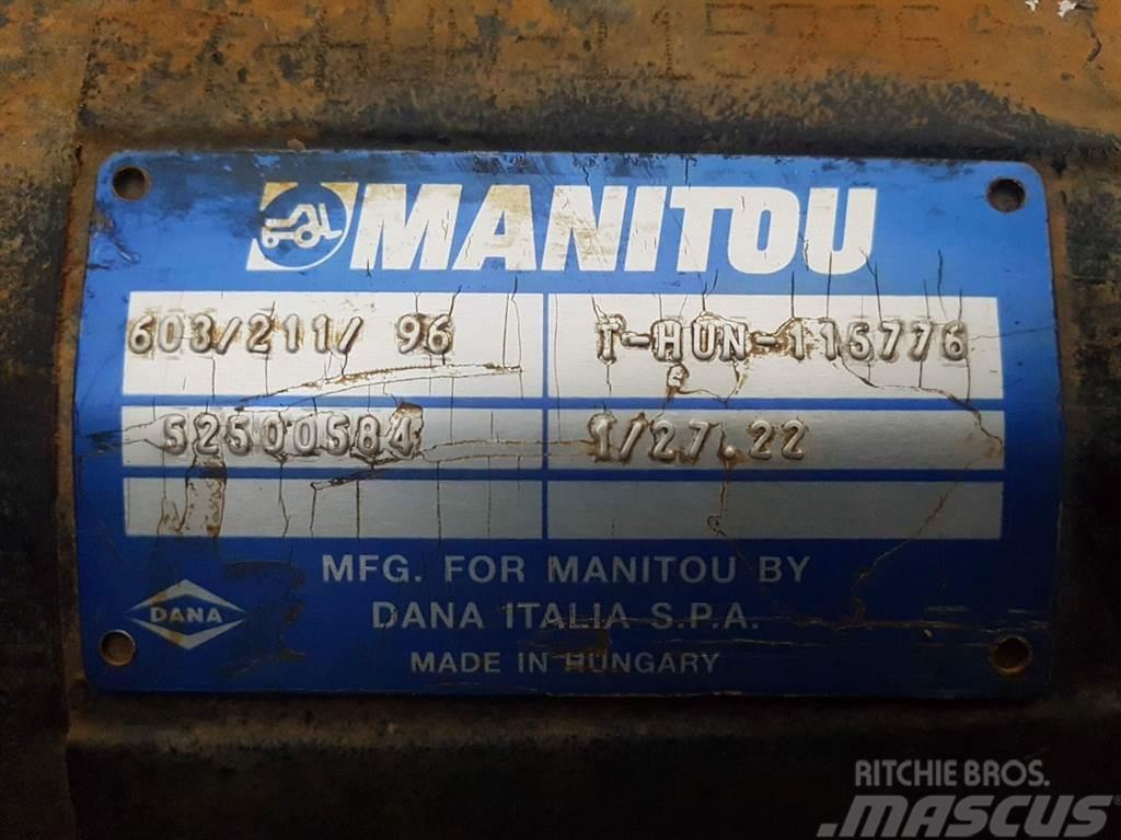 Manitou MLT625-52500584-Spicer Dana 603/211/96-Axle/Achse Akselit