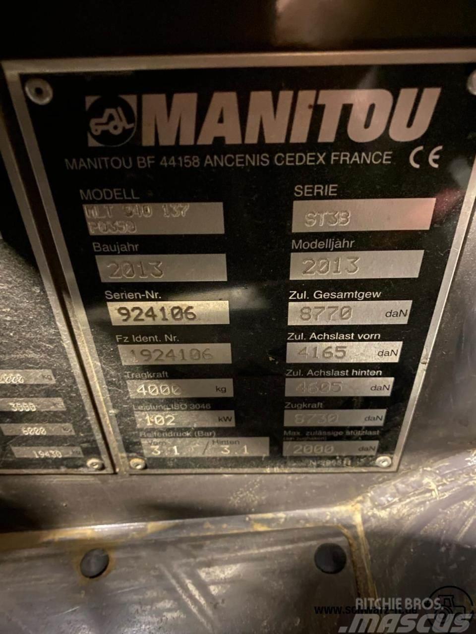 Manitou MLT 840-137 *neue Reifen* Teleskooppipuominostimet