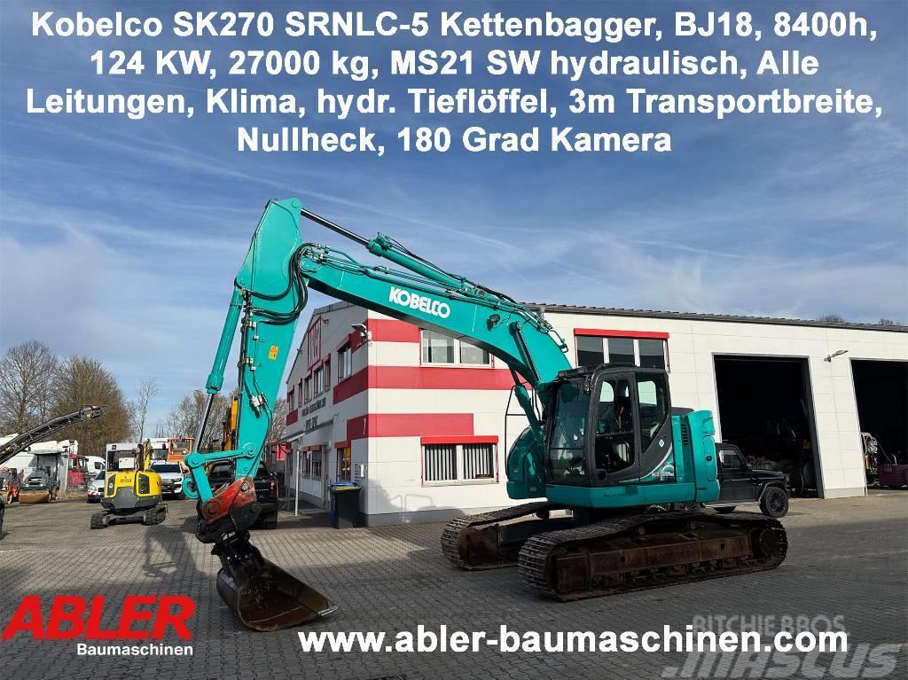 Kobelco SK270 SRNLC-5 Kettenbagger Kurzheck MS21 Klima Telakaivukoneet