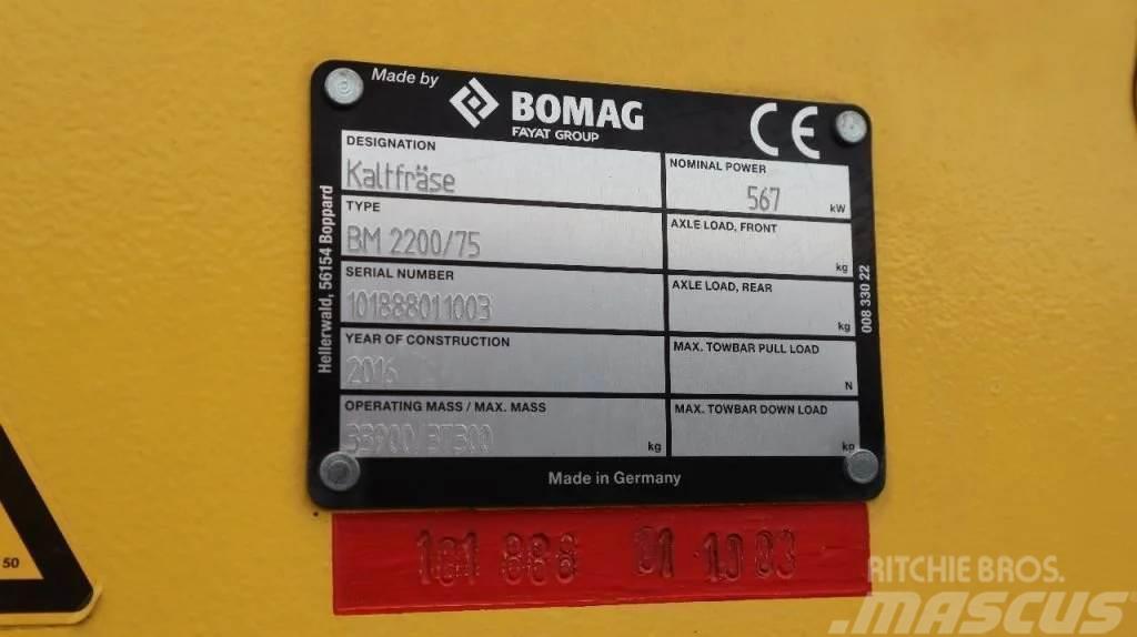 Bomag BM 2200/75 | COLD PLANER | NEW CONDITION! Muut koneet