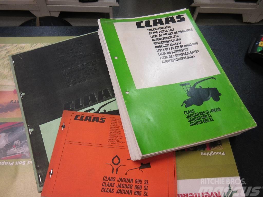 CLAAS 695 käyttöohje- ja varaosakirjat Muut heinä- ja tuorerehukoneet