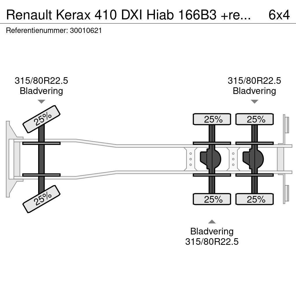 Renault Kerax 410 DXI Hiab 166B3 +remote Nosturiautot