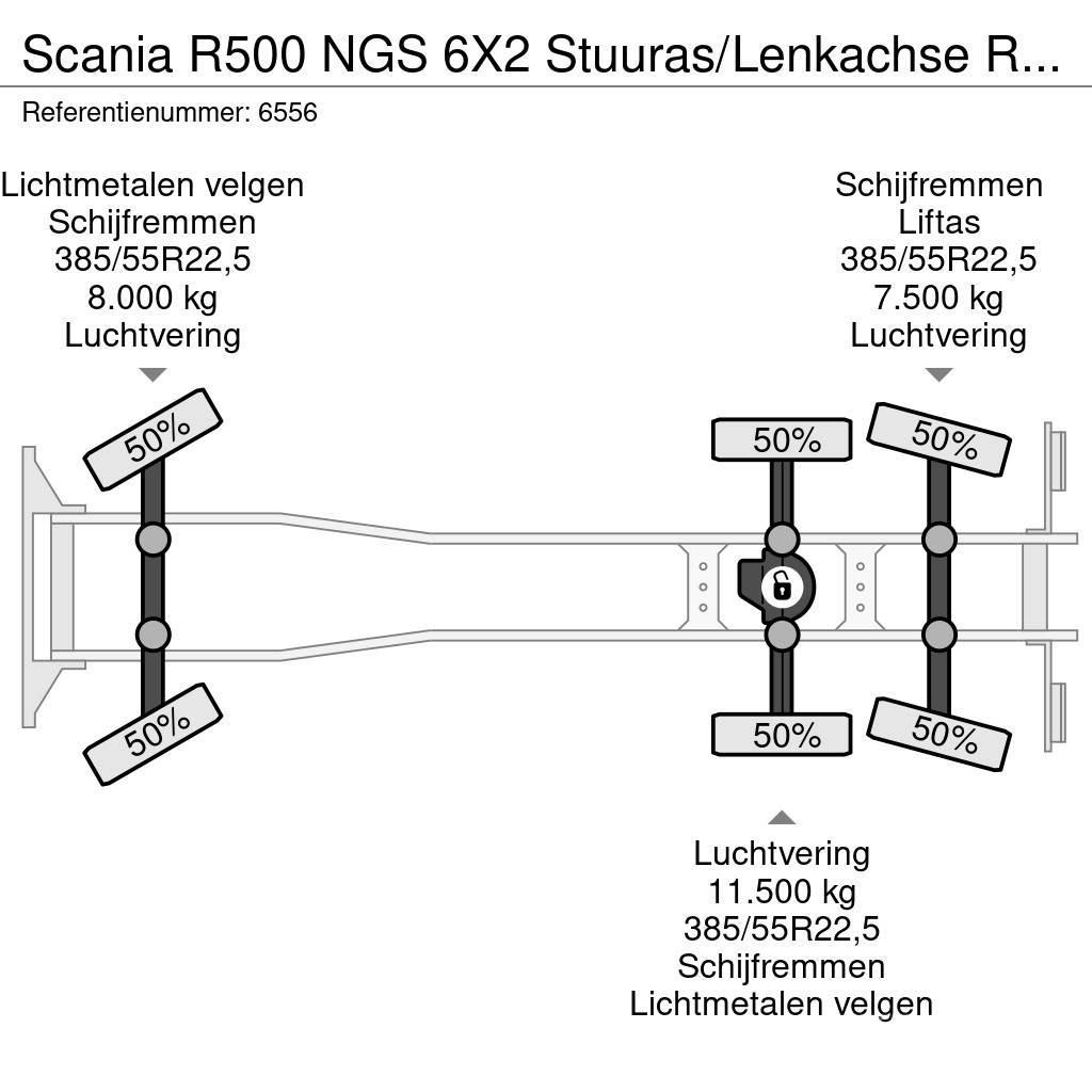 Scania R500 NGS 6X2 Stuuras/Lenkachse Retarder AHK Pressukapelli kuorma-autot