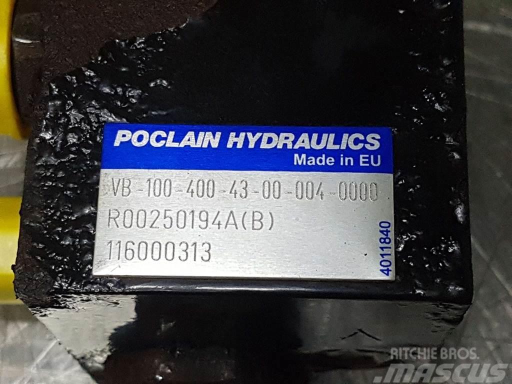 Ahlmann AZ210E-Poclain VB-100-400-43-00-004-Valve/Ventile Hydrauliikka