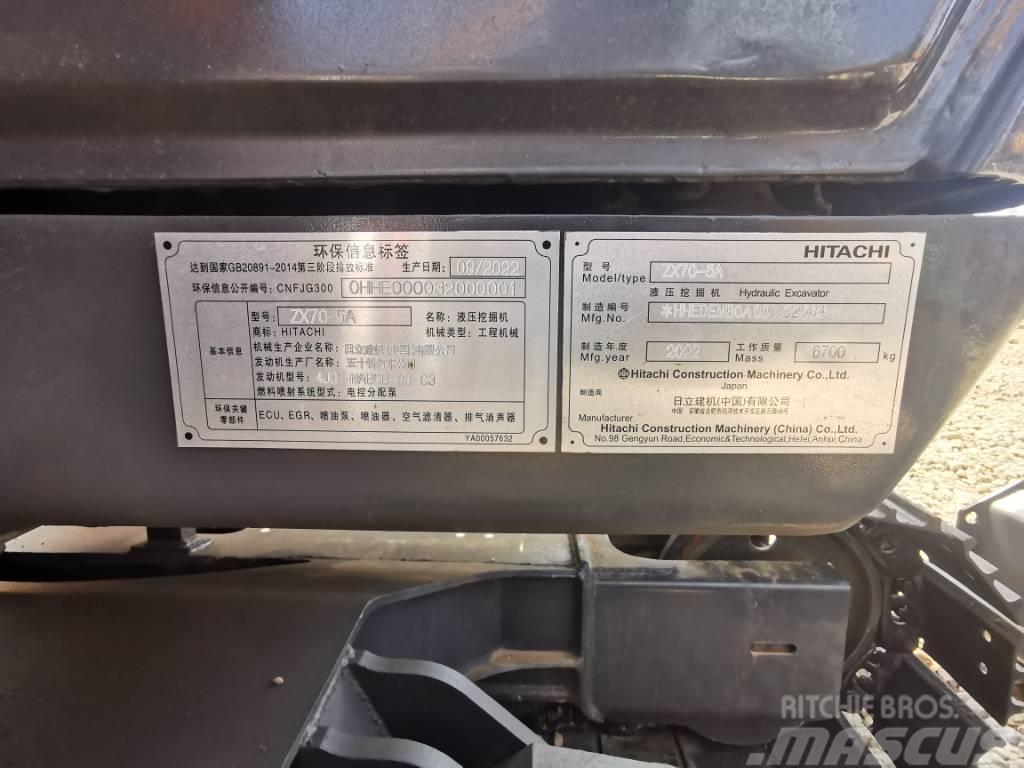 Hitachi ZX 70 Minikaivukoneet < 7t