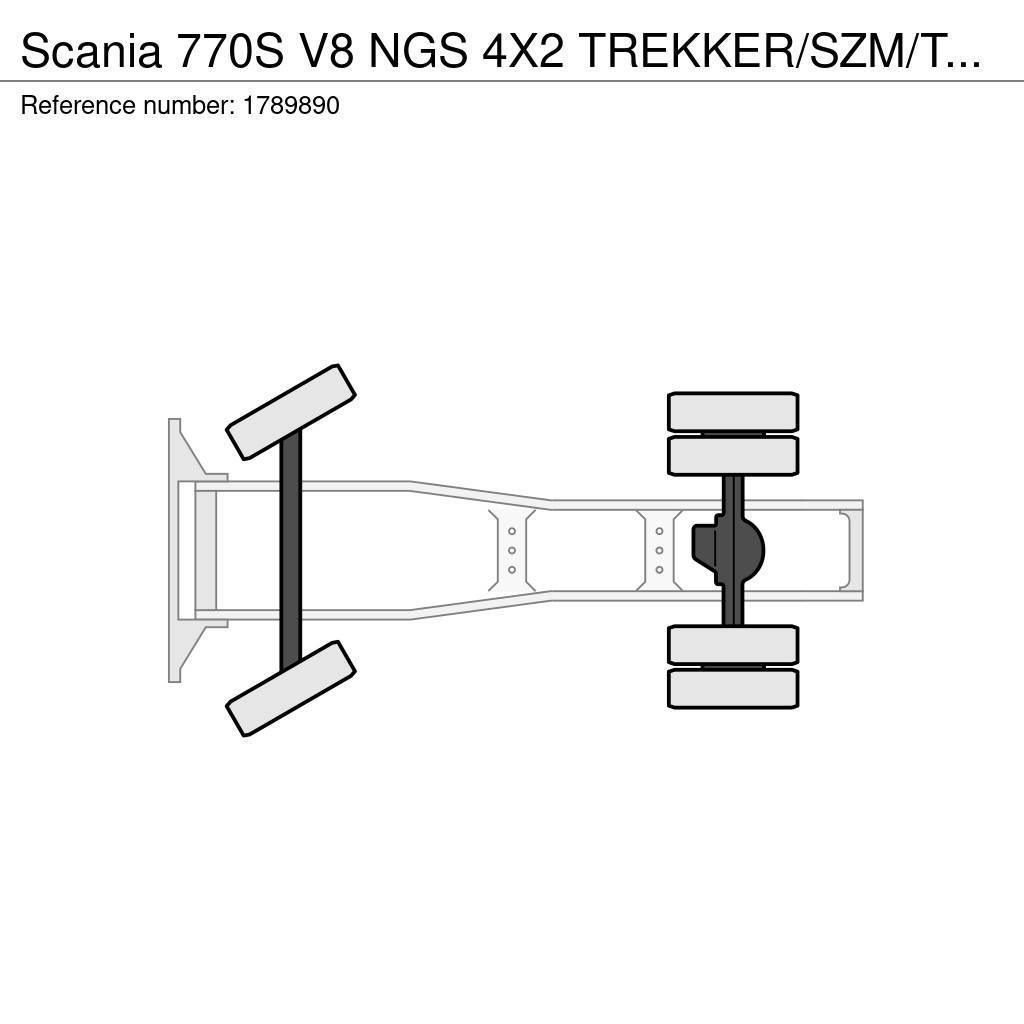 Scania 770S V8 NGS 4X2 TREKKER/SZM/TRACTOR NIEUW/NEU/NEW/ Vetopöytäautot
