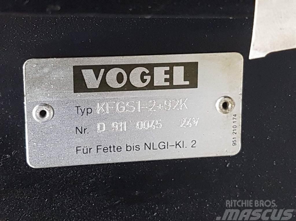 Liebherr A924-Vogel KFGS1-2+92K 24V-Lubricating system Alusta ja jousitus