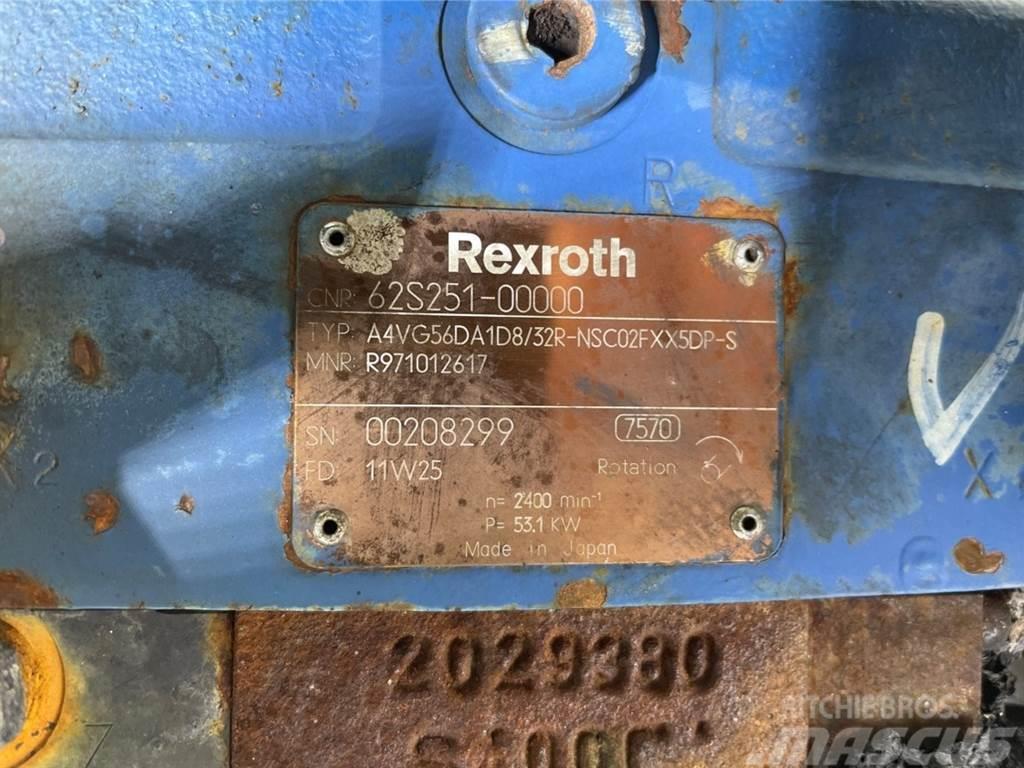 Hitachi ZW95LSD-Rexroth A4VG56DA1D8/32R-Drive pump/Rijpomp Hydrauliikka