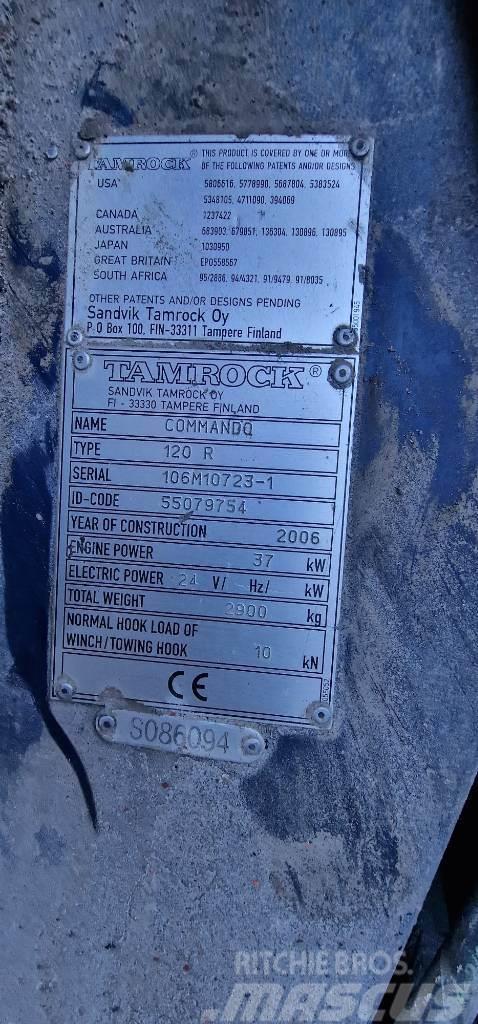 Tamrock Commando 120R Avolouhintaporauslaitteet