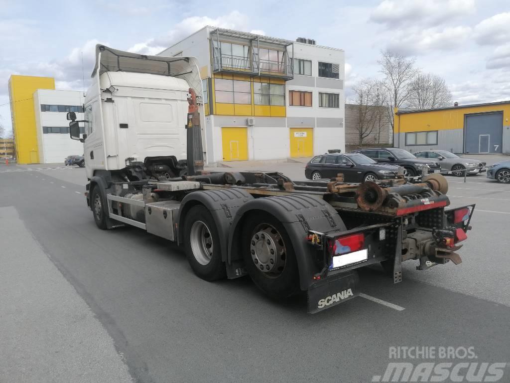 Scania R580 V8 AJK HYDROLIFT, HL20-6180 Koukkulava kuorma-autot