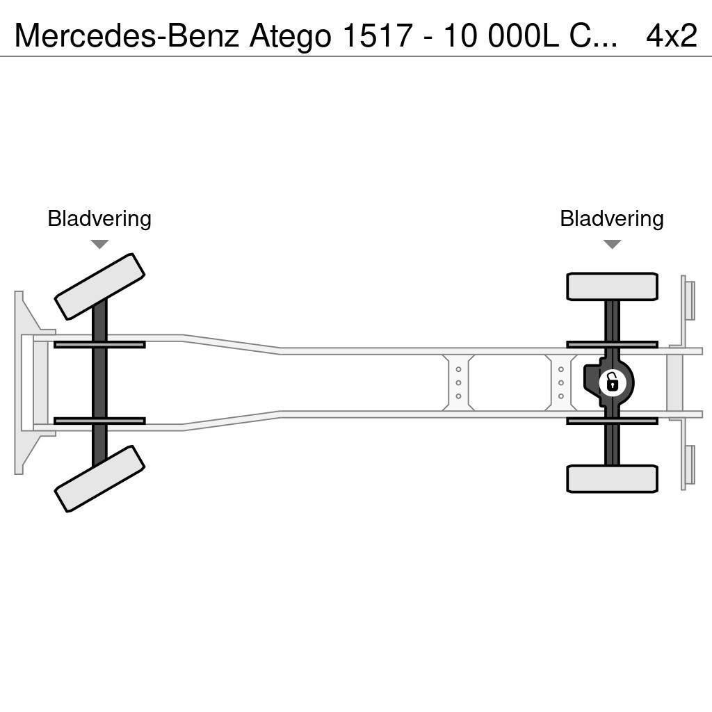 Mercedes-Benz Atego 1517 - 10 000L CARBURANT / FUEL - 4 COMP - L Säiliöautot