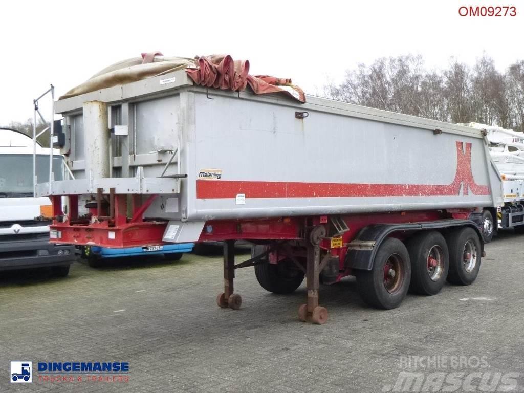 Meierling Tipper trailer alu 21 m3 + tarpaulin Kippipuoliperävaunut
