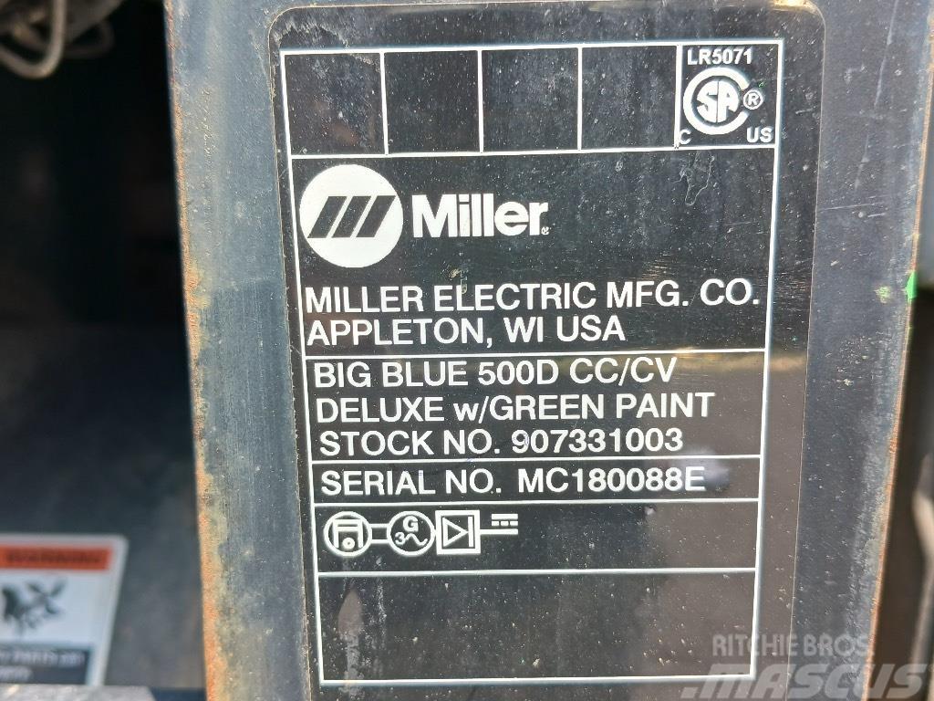 Miller Big Blue 500 D Hitsauslaitteet