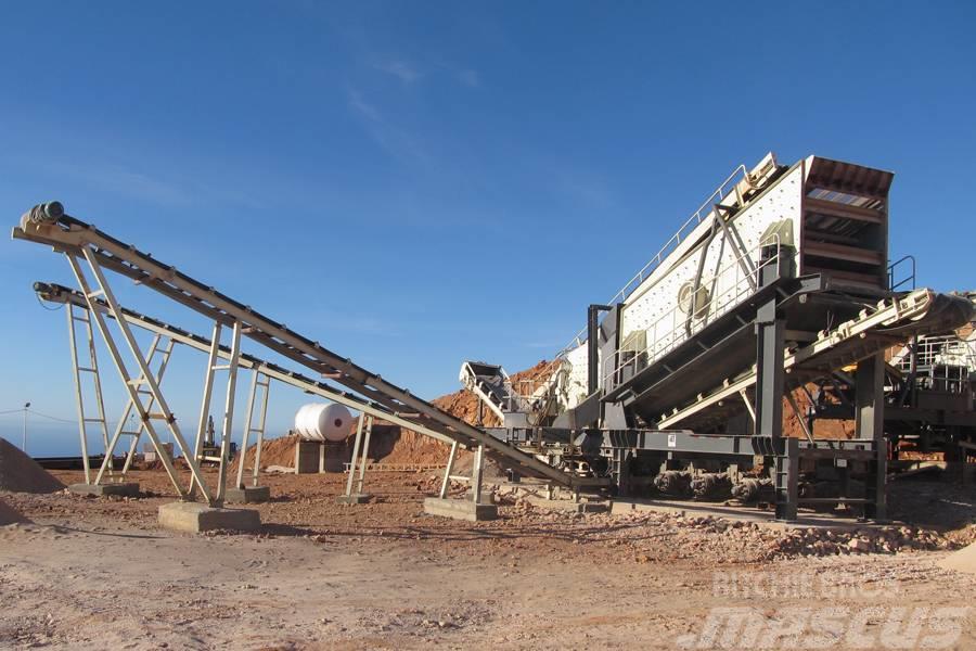 Liming 400tph gypsum mobile crushing plant Murskaamot