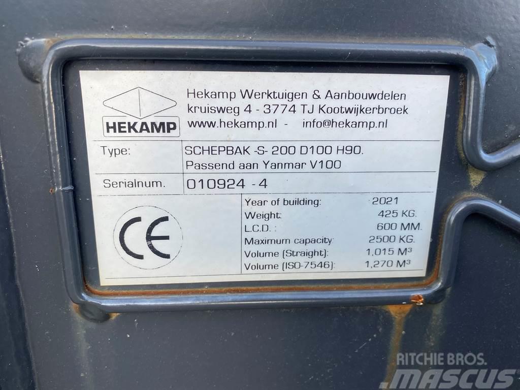Terex Schaeff Ø50MM-Hekamp SCHEPBAK-S-200 D100 H90-Bucket Kauhat