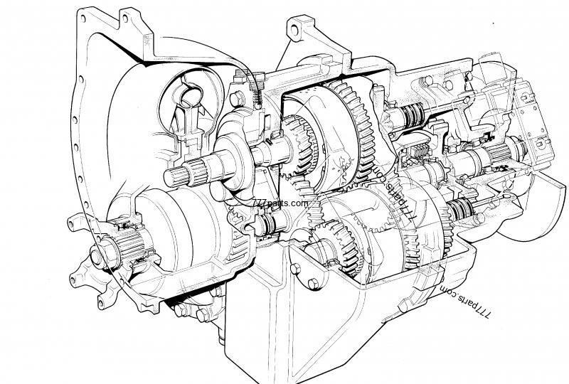 JCB PowerShift gearbox 1:1.495 JCB 542-70 Vaihteisto