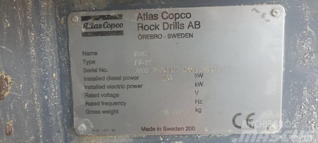 Atlas Copco F6 Avolouhintaporauslaitteet