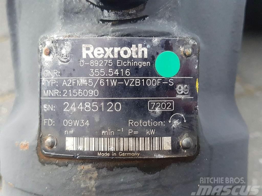 Rexroth A2FM45/61W-R902156090-Drive motor/Fahrmotor Hydrauliikka