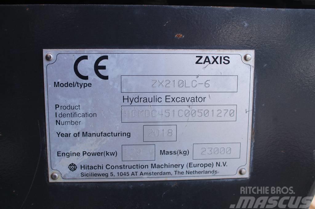 Hitachi ZX 210 LC-6 / Myyty, Sold Telakaivukoneet
