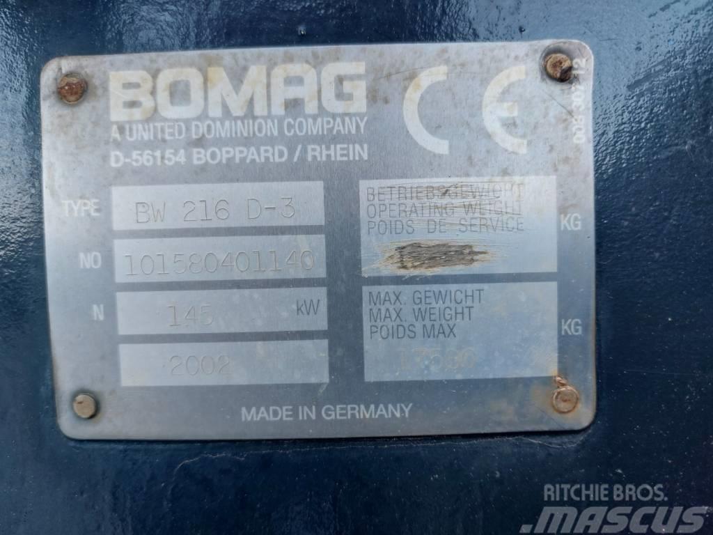 Bomag BW 216 D-3 Yksivalssijyrät