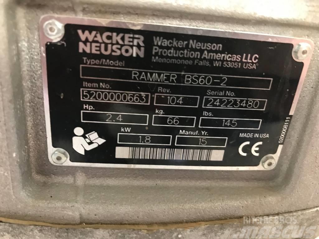 Wacker Neuson BS60-2 Täryvasarat