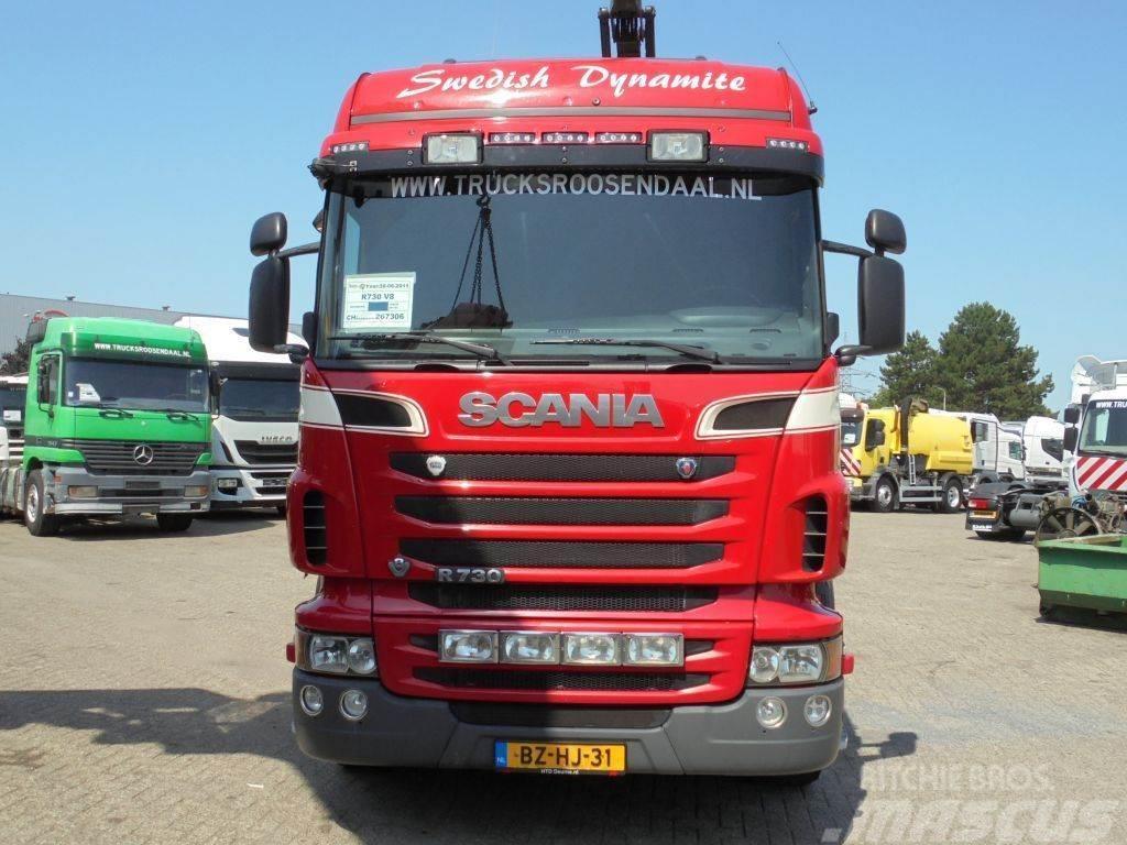 Scania R730 V8 + Euro 5 + Loglift 115Z + 6X4 + DISCOUNTED Mobiilinosturit
