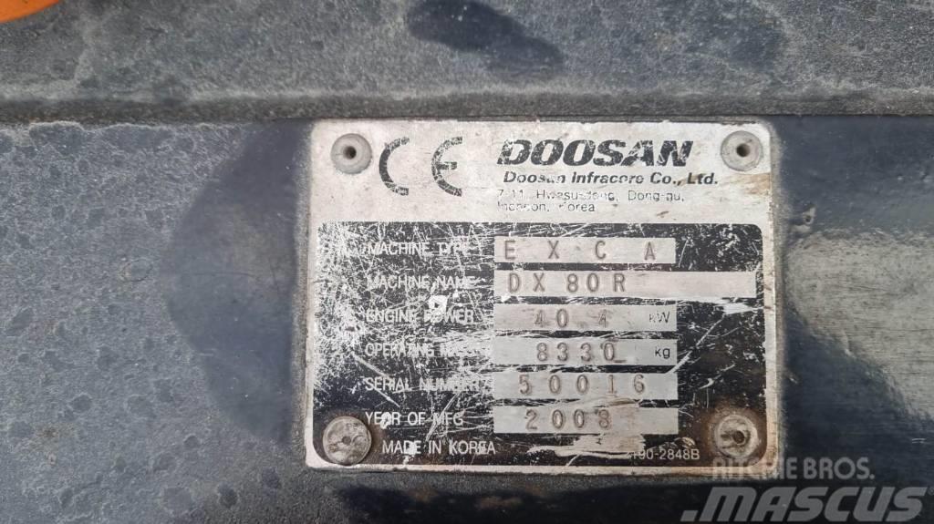 Doosan DX 80 R Midikaivukoneet 7t - 12t