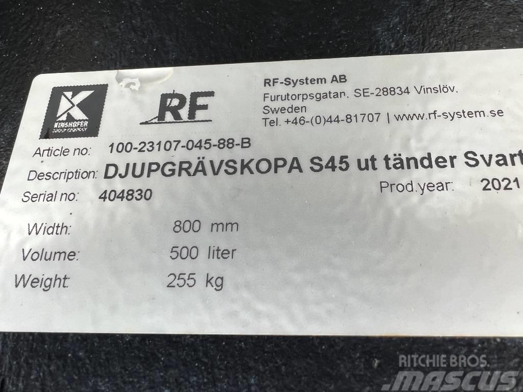 Övrigt Lastning och Gräv RF Skoppaket S45 Kaivurikuormaajat