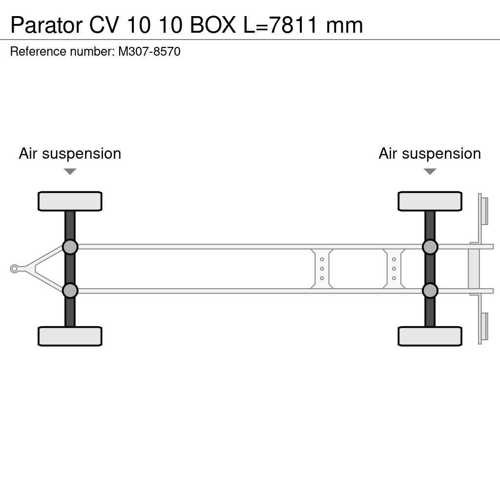 Parator CV 10 10 BOX L=7811 mm Täyskonttiperävaunut