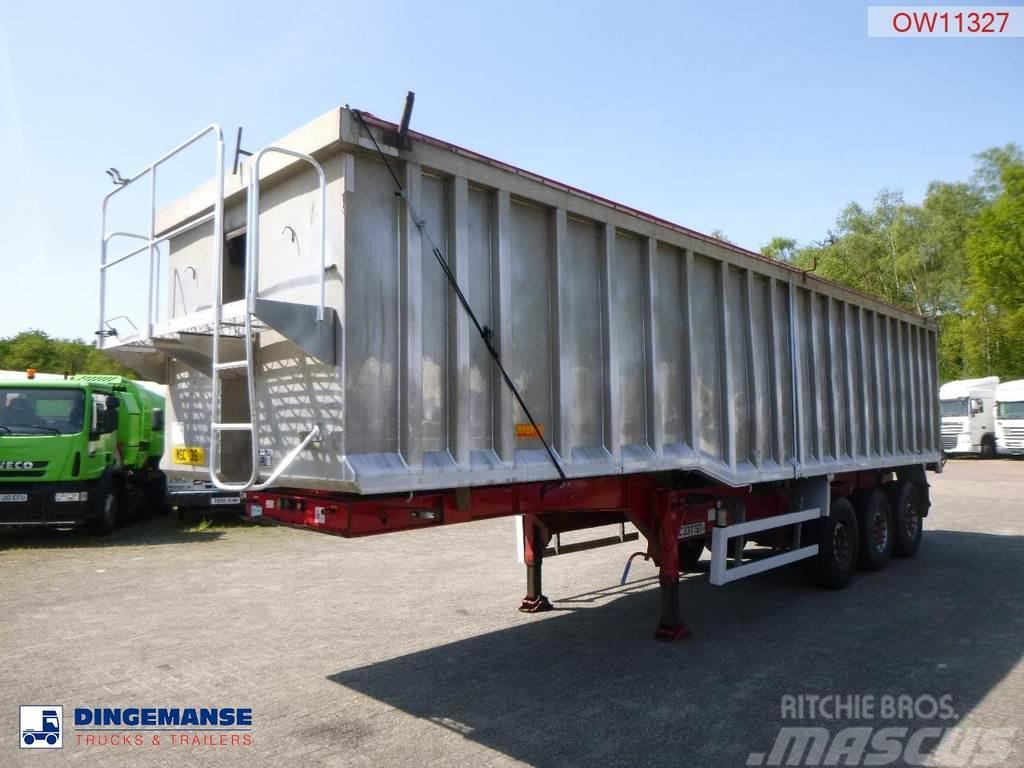 Wilcox Tipper trailer alu 55 m3 + tarpaulin Kippipuoliperävaunut