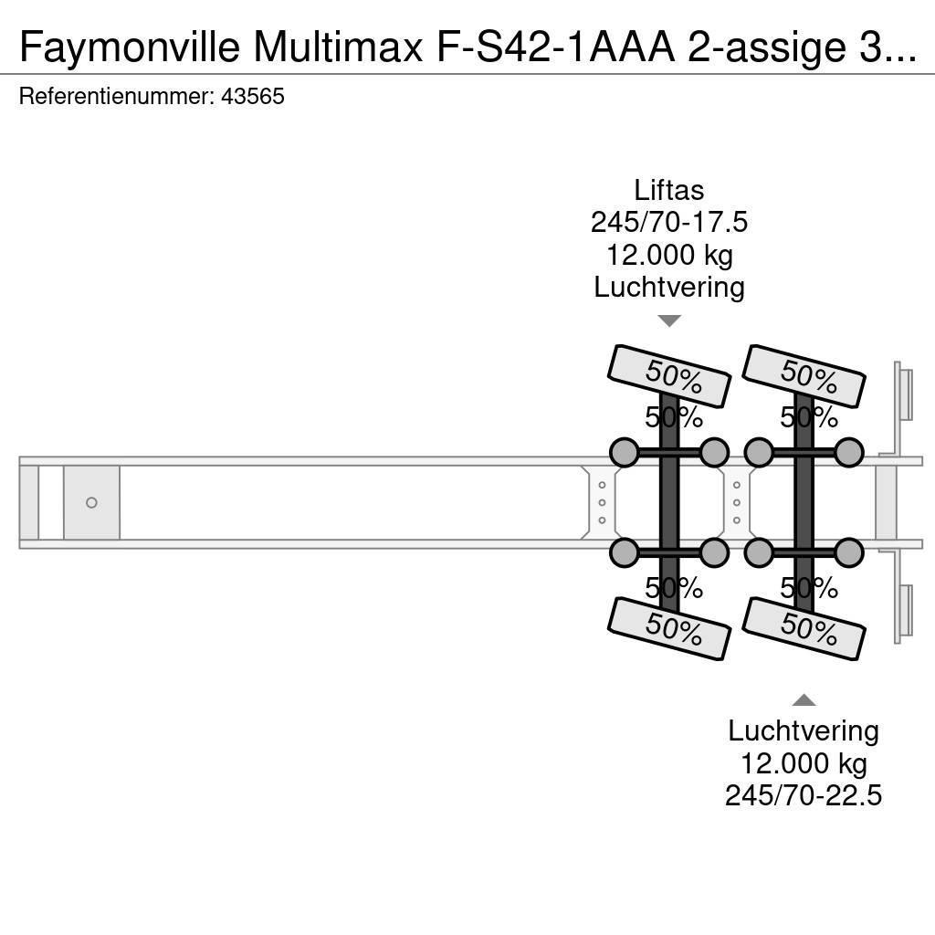 Faymonville Multimax F-S42-1AAA 2-assige 3,90 meter Extandable Puoliperävaunulavetit