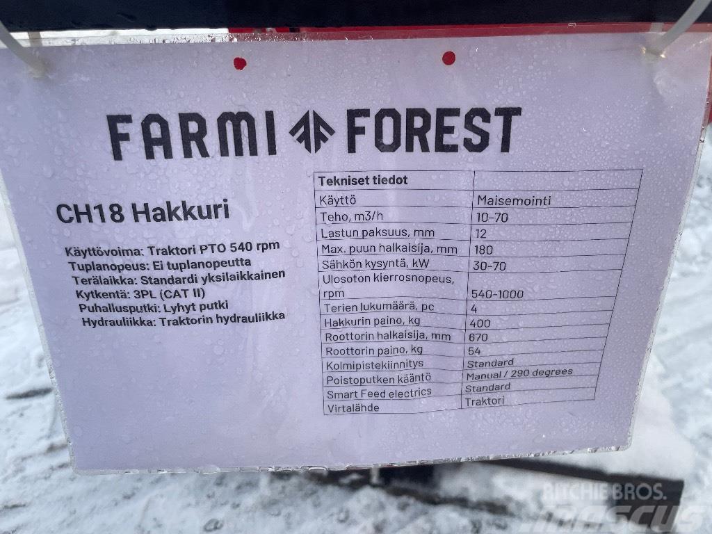 Farmi Forest CH18 Haketuskoneet