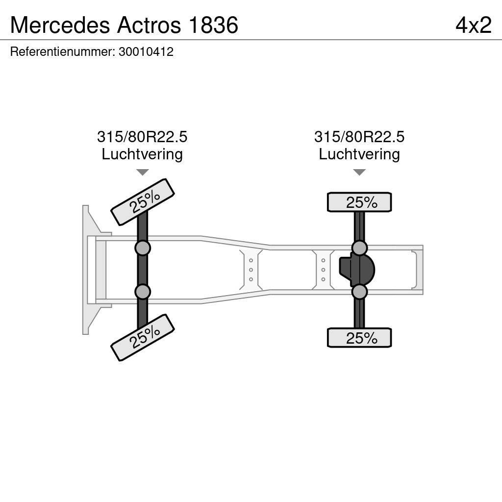Mercedes-Benz Actros 1836 Vetopöytäautot