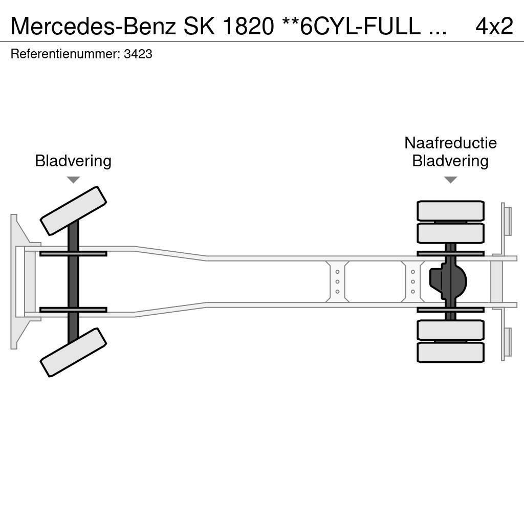 Mercedes-Benz SK 1820 **6CYL-FULL STEEL-BIG AXXLE** Nostovarsi-vaihtolavakuorma-autot