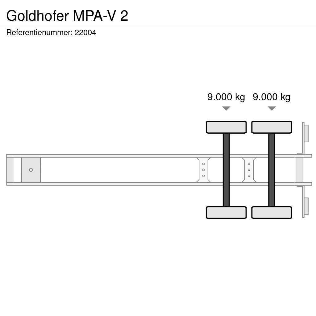 Goldhofer MPA-V 2 Puoliperävaunulavetit