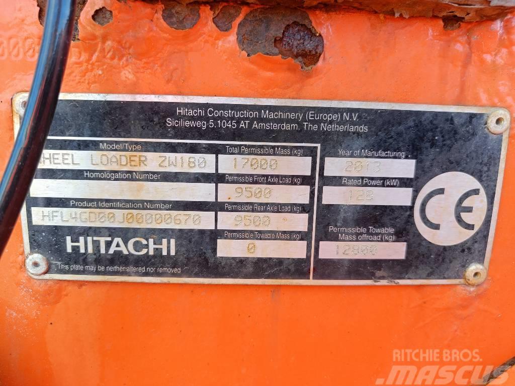 Hitachi ZW 180 Pyöräkuormaajat