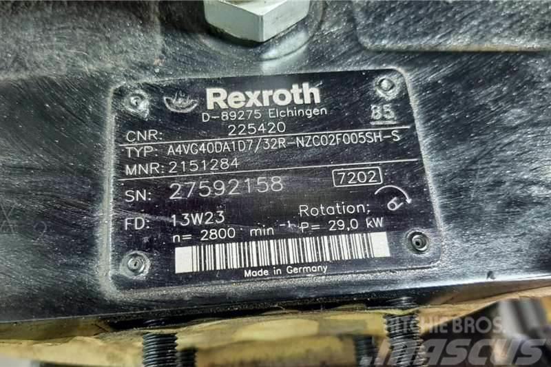 Rexroth Axial Piston Variable Pump A4VG40 Muut kuorma-autot