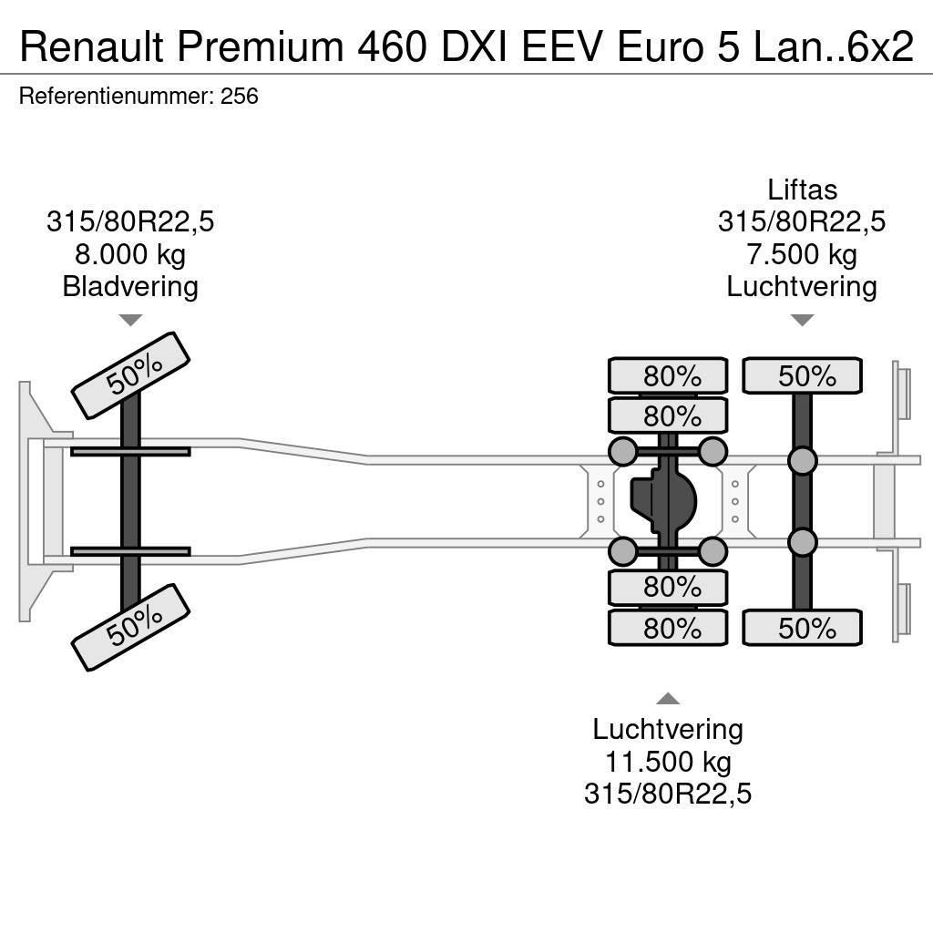 Renault Premium 460 DXI EEV Euro 5 Lander 6x2 Meiller 20 T Koukkulava kuorma-autot