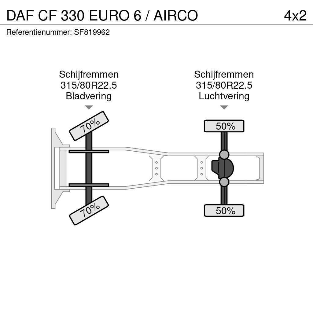DAF CF 330 EURO 6 / AIRCO Vetopöytäautot