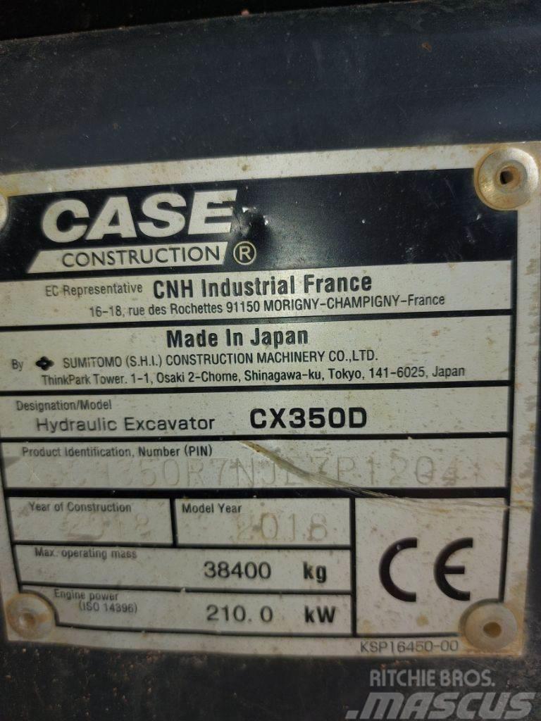 CASE CX 350 D Telakaivukoneet