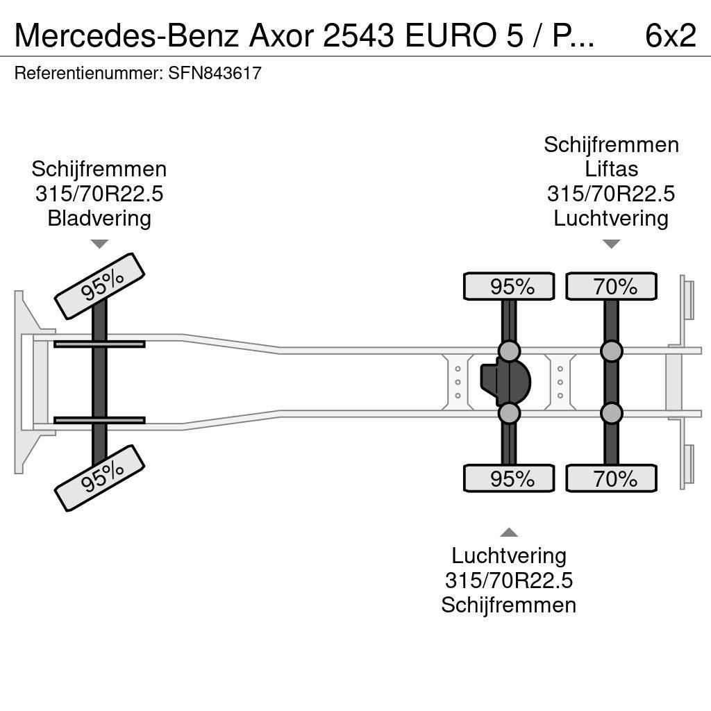 Mercedes-Benz Axor 2543 EURO 5 / PTO / AIRCO / EPS 3 PEDALEN / L Koukkulava kuorma-autot